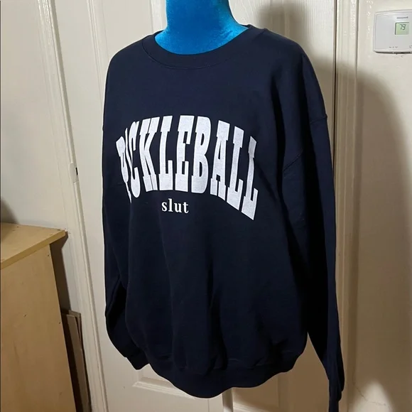 Glorified PICKLEBALL Crew Sweatshirt Women’s Medium - Picture 3 of 6